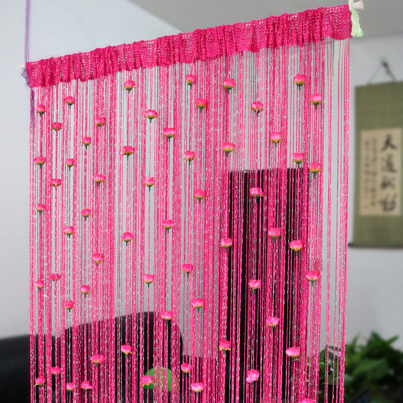 Rose Velcro Curtain