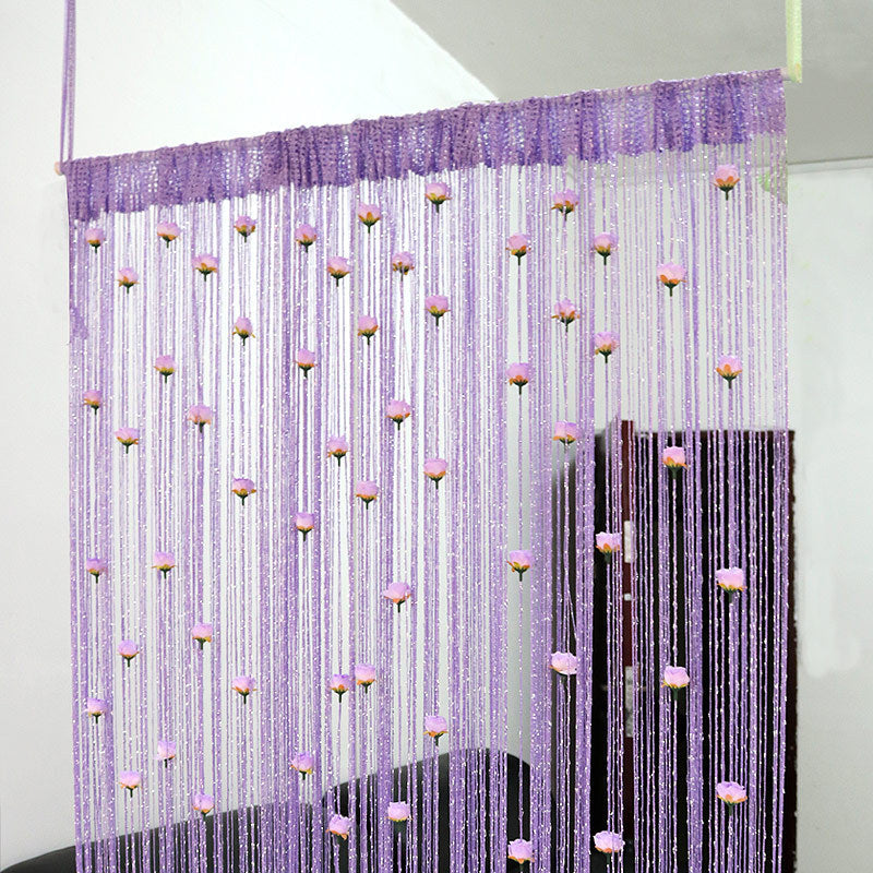 Rose Velcro Curtain