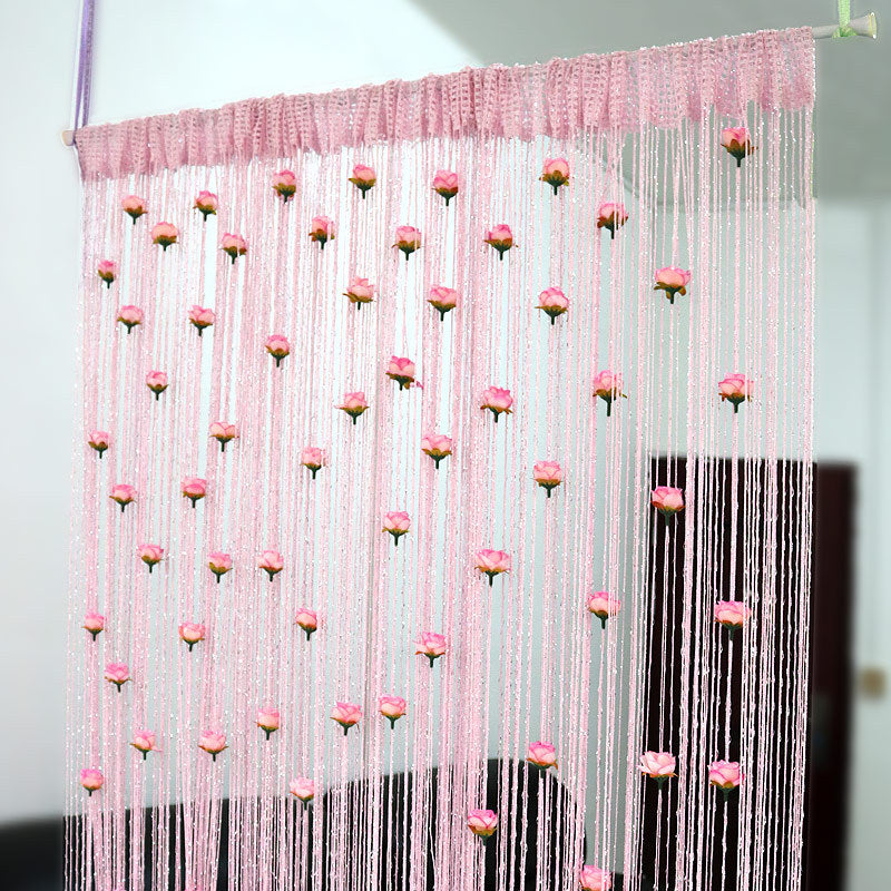 Rose Velcro Curtain