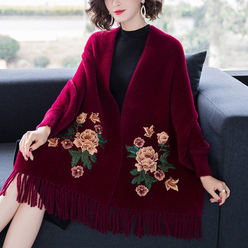 Embroidered Cheongsam Shawl