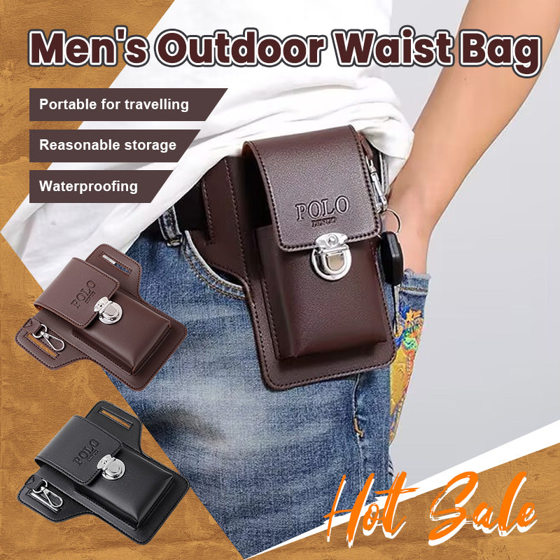 Men's Retro Multifunctional Outdoor Waist Bag