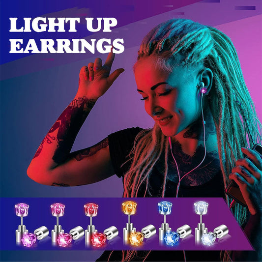 Light Up Earrings（2 Pcs）