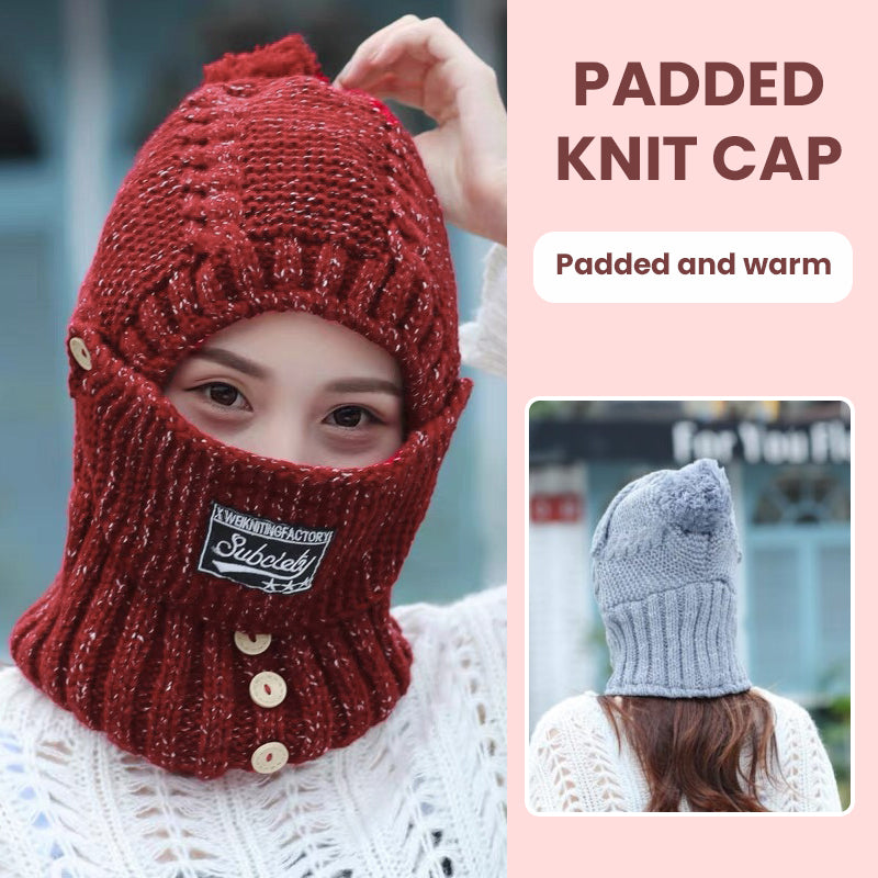 Earmuffs Fleece Knitted Hat