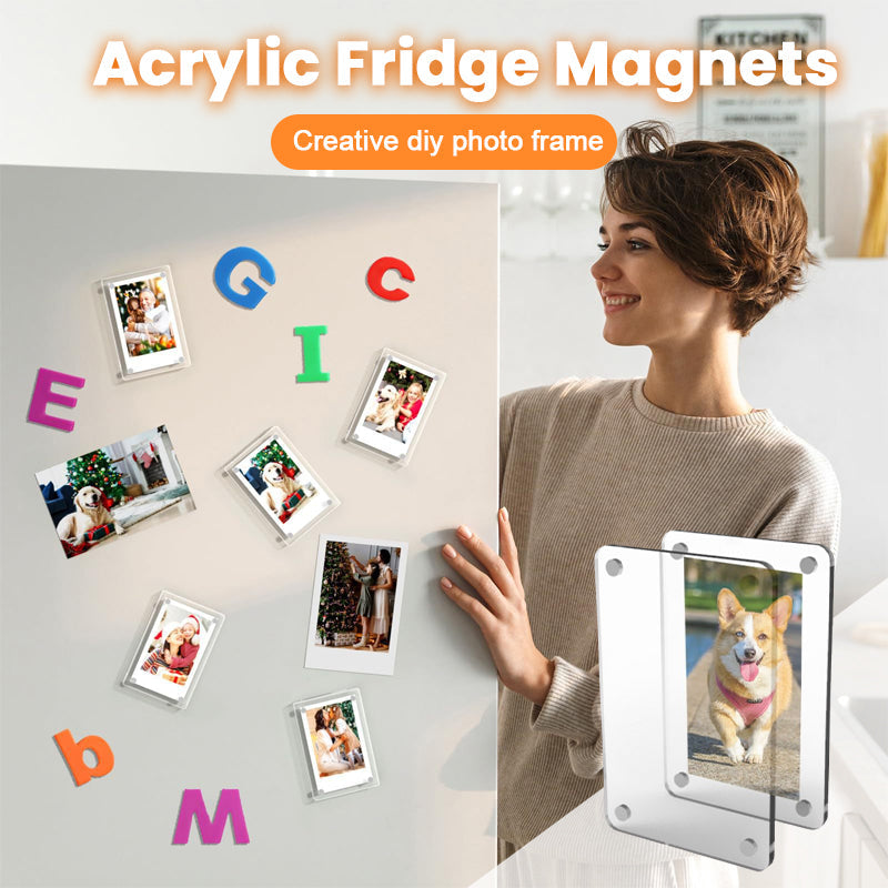 Double Sided Magnetic Refrigerator Magnet