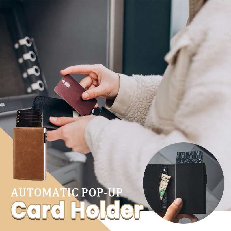 Automatic Pop-Up Card Holder