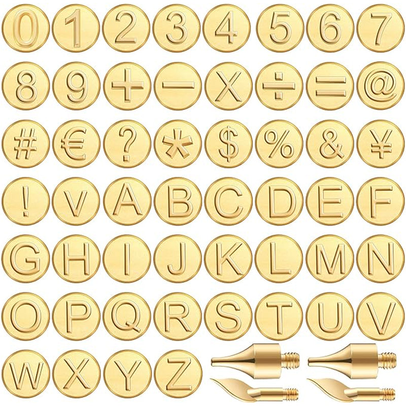 DIY 26 English Letters + Soldering Iron Engraving Tool