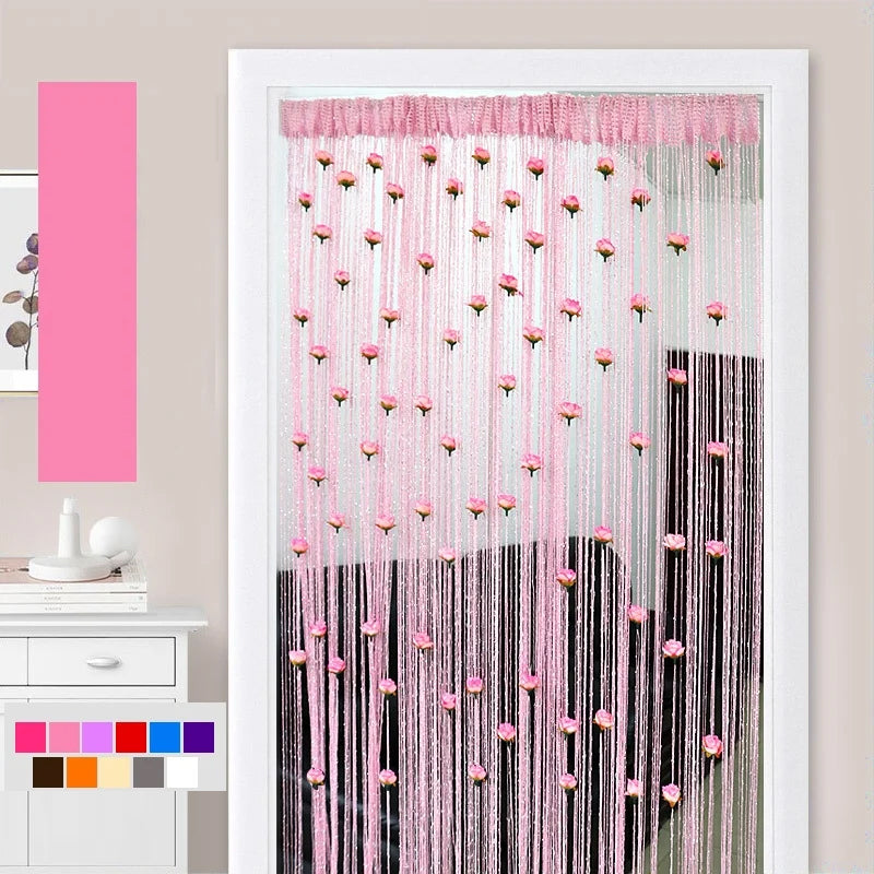 Rose Velcro Curtain