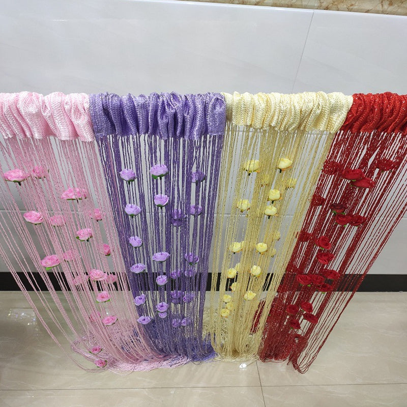 Rose Velcro Curtain