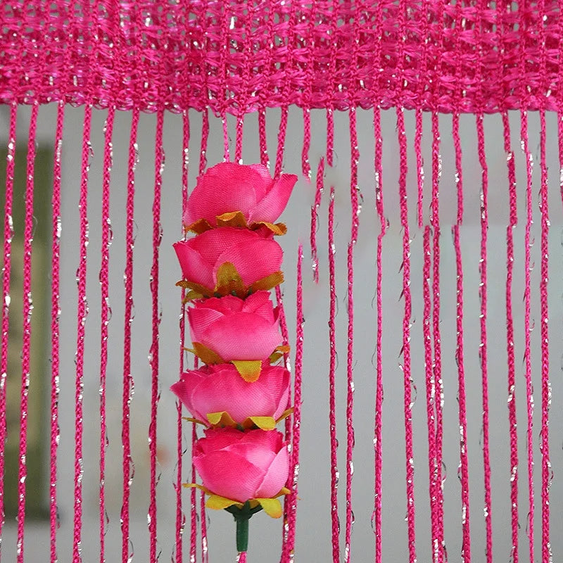 Rose Velcro Curtain