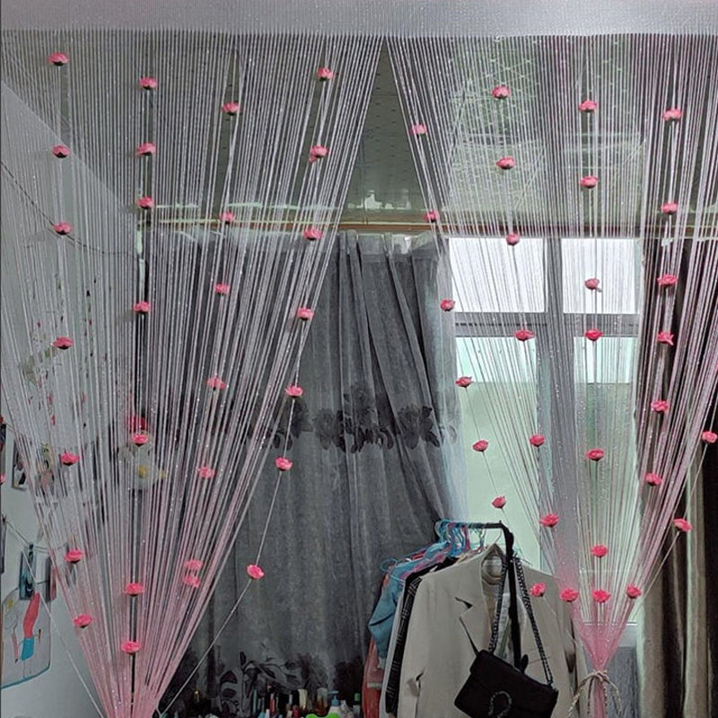 Rose Velcro Curtain