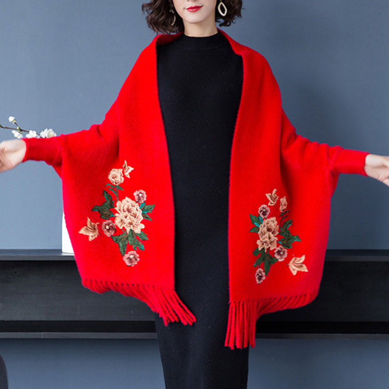 Embroidered Cheongsam Shawl