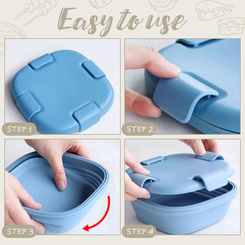 Silicone Folding Lunch Box