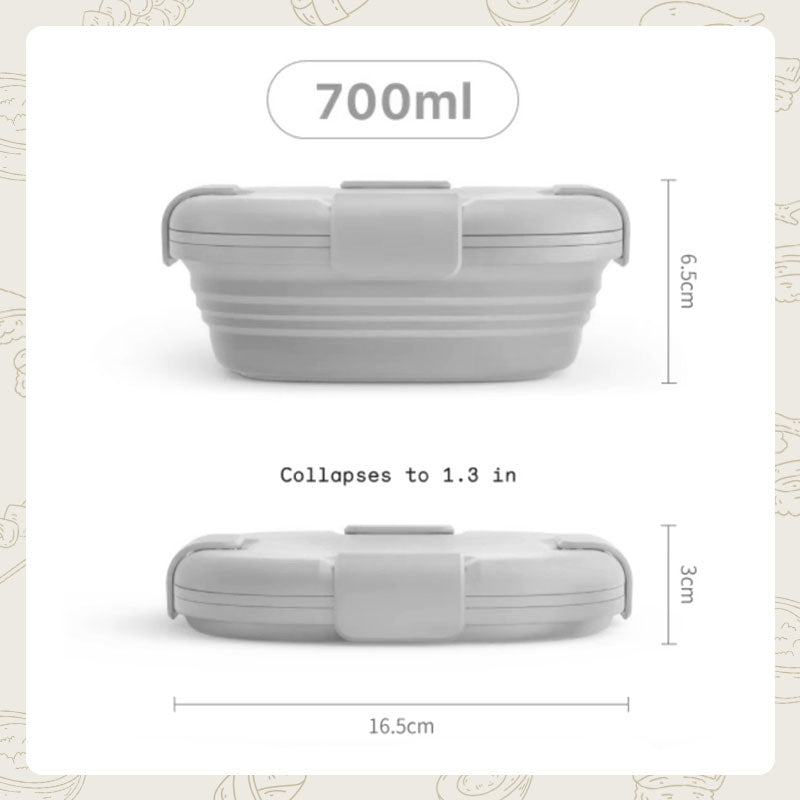 Silicone Folding Lunch Box