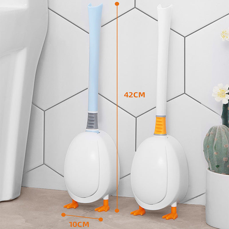 Diving Yellow Duck Silicone Toilet Brush