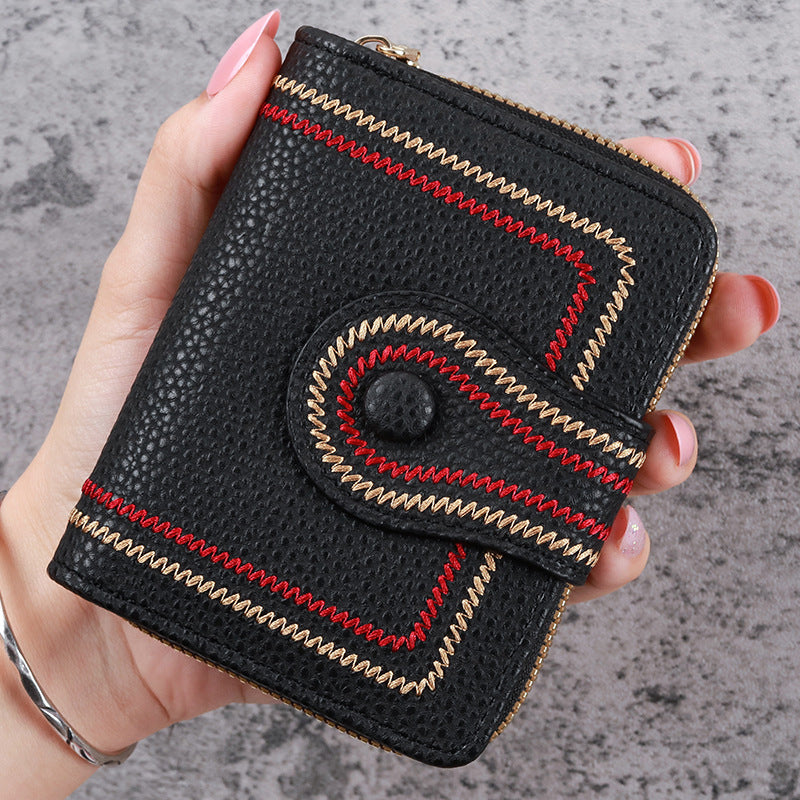 Embroidered Coin Purse