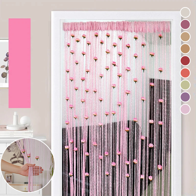 Rose Velcro Curtain